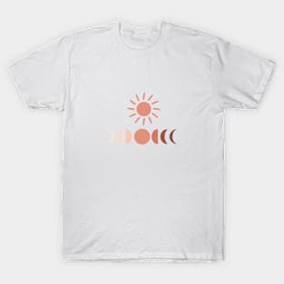 Sun and Moon Phases T-Shirt